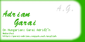 adrian garai business card